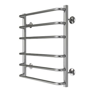 Полотенцесушитель водяной AZARIO FERRARA AZ09156 500/600 6 секций, нижнее/диагональное подключение, 1/2, хром